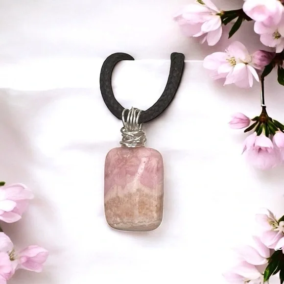5 For $25💫Rhodochrosi Stone Pendant - Picture 3 of 3